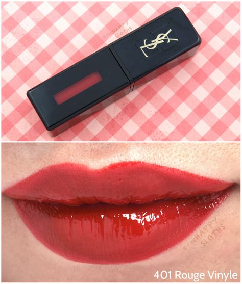 yves saint laurent 401 rouge vinyle|ysl vernis a lipstick.